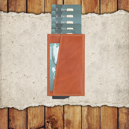 Leather Laser Engraving Card Holder