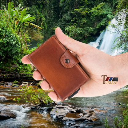 Leather Laser Engraving Card Holder