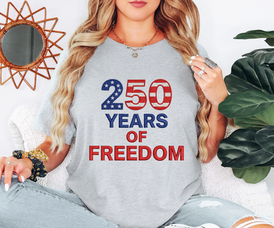 Usa 250 Freedom Comfort Color T-Shirt