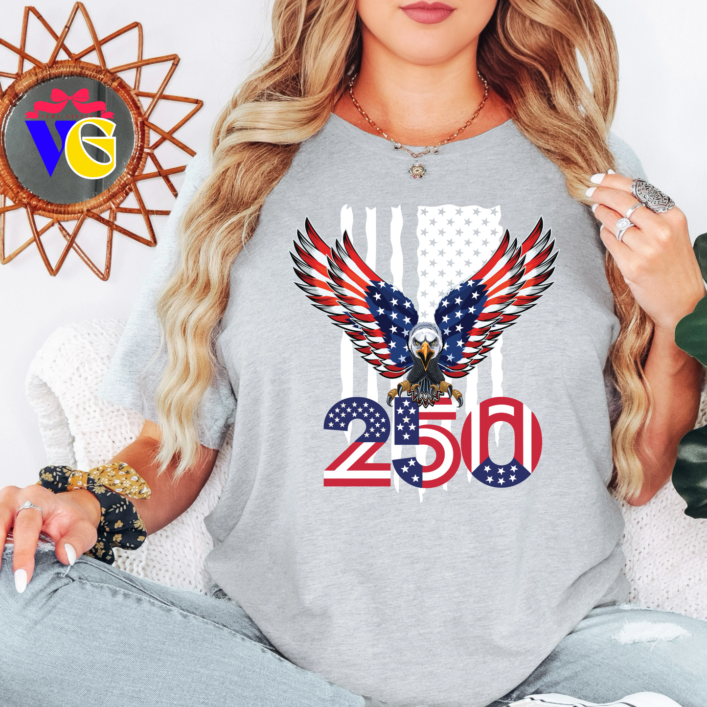Usa 250 Anniversary Comfort Color T-Shirt