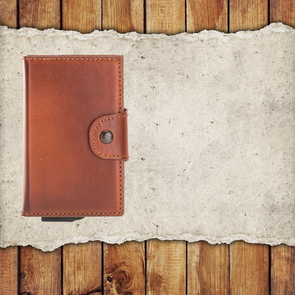Leather Laser Engraving Card Holder