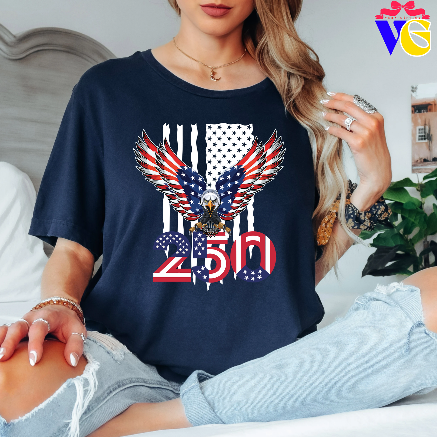 Usa 250 Anniversary Comfort Color T-Shirt