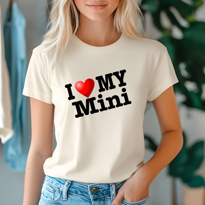 COMFORT COLOR I LOVE MY MINI T-SHIRT