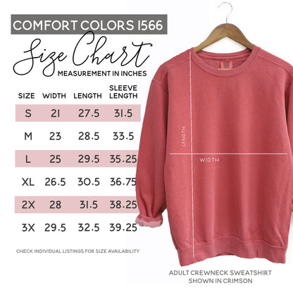 COMFORT COLOR I LOVE MY MINI SWEATSHIRT