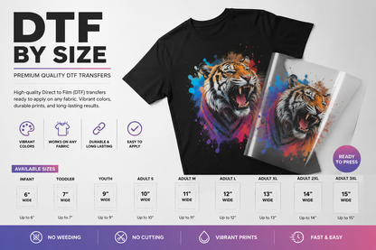 Order By Size Custom Dtf