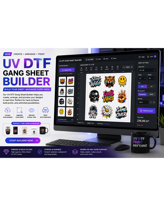 UV DTF Gang Sheet Builder
