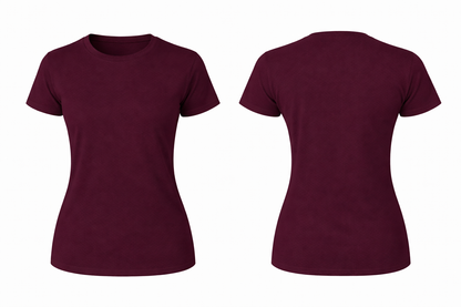 WOMEN CREWNECK SHORT SLEEVE PREMIUM TSHIRT