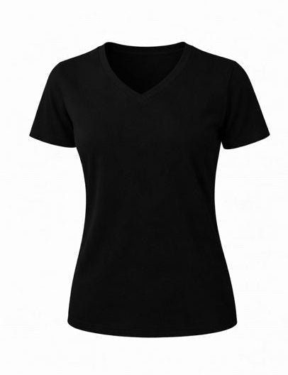 WOMEN V-NECK SHORT SLEEVE PREMIUM TSHIRT